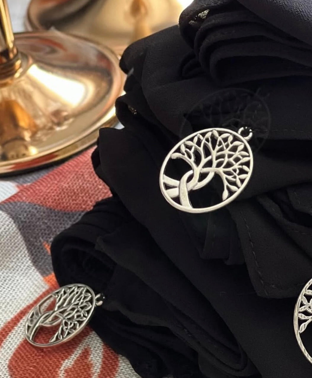 Black luxury  Chiffon Hijaab